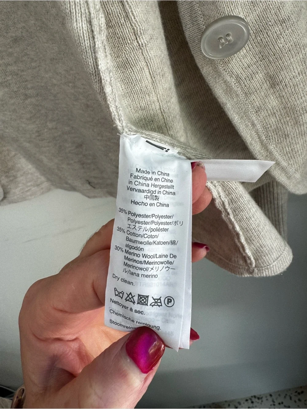 NWT J.Crew Open Front Sweater Blazer Cardigan | Heather Oatmeal | Size XXS - Picture 5 of 5